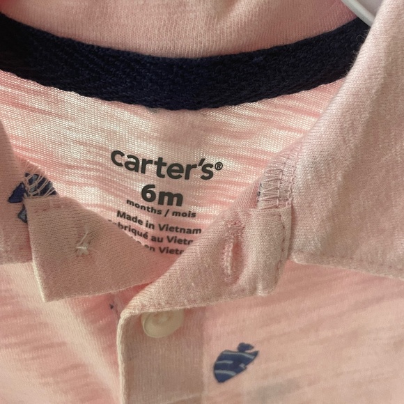 CARTER'S BABY BOY 2 PC TROPICAL SHORT SET SIZE 6 MONTHS NWT - Picture 7 of 7